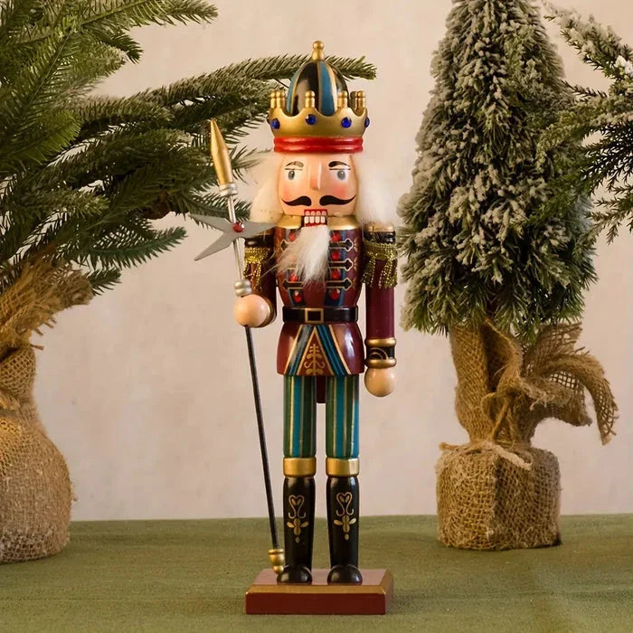 Nötknäpparfigur Färgglad Traditionell Bordsdekoration